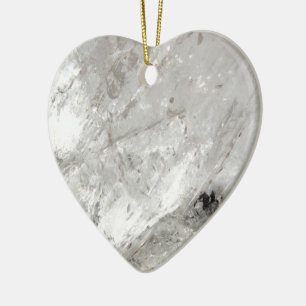 Quarzglas Zen Liebe Heilstein Glitzern Keramik Ornament