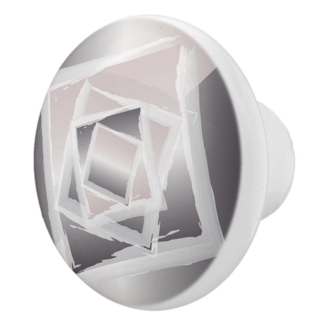 Quarzgrau Keramikknauf (Rechts)