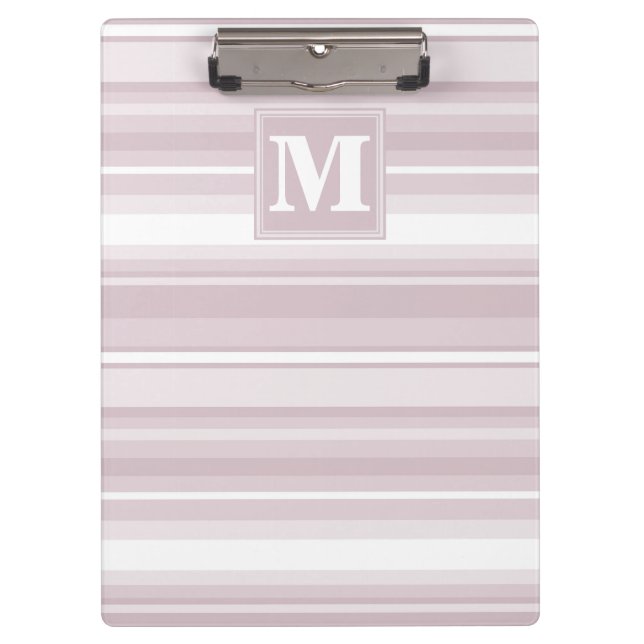 Quarzstreifen der Monogramm-Rose Klemmbrett (Vorderseite)
