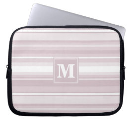 Quarzstreifen der Monogramm-Rose Laptopschutzhülle