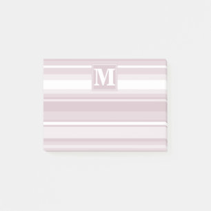 Quarzstreifen der Monogramm-Rose Post-it Klebezettel