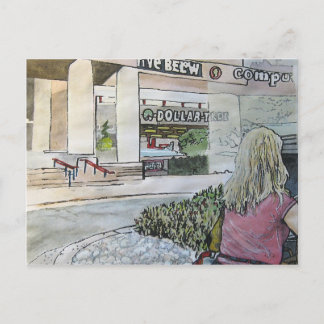 Quasi-Oriental Rock Garden Postkarte