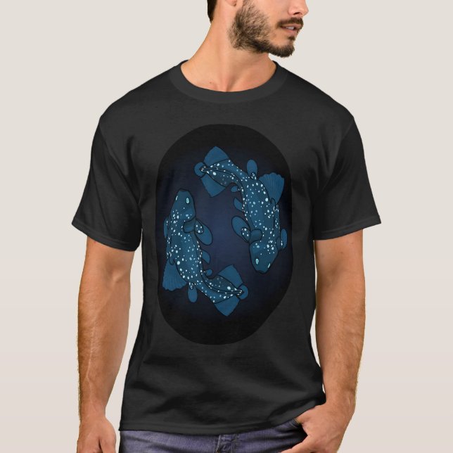 Quastenflosser-Tiefseefisch T-Shirt (Vorderseite)