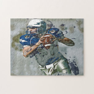 Quaterback American Football. Puzzle