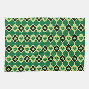 Quatrefoil irische Kleeblatt Handtuch