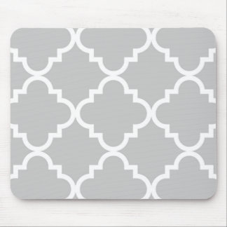 Quatrefoil Mousepad - Grau