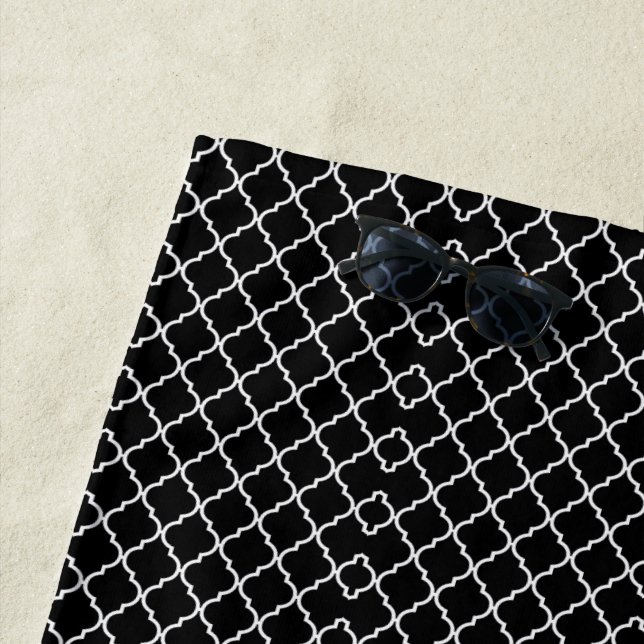Quatrefoil Muster-Badetuch Strandtuch (Beispiel)