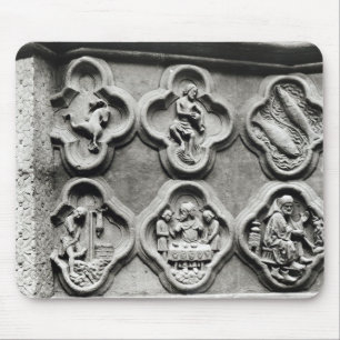 Quatrefoils mit den Zeichen des Tierkreises Mousepad