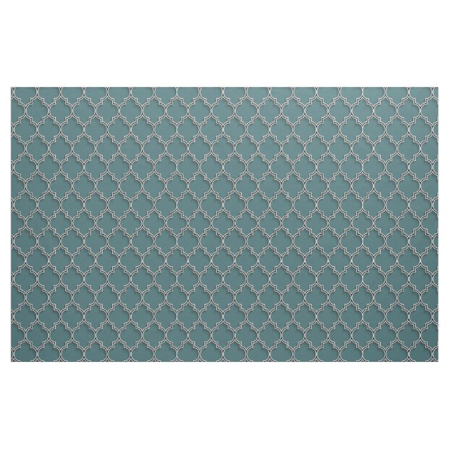 Quatrefolie Aquamarin grünes Gewebe Stoff (Yard (91,4 cm))