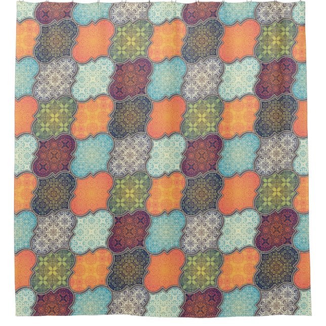 Quatrefolie Duschvorhang (Vorderseite)