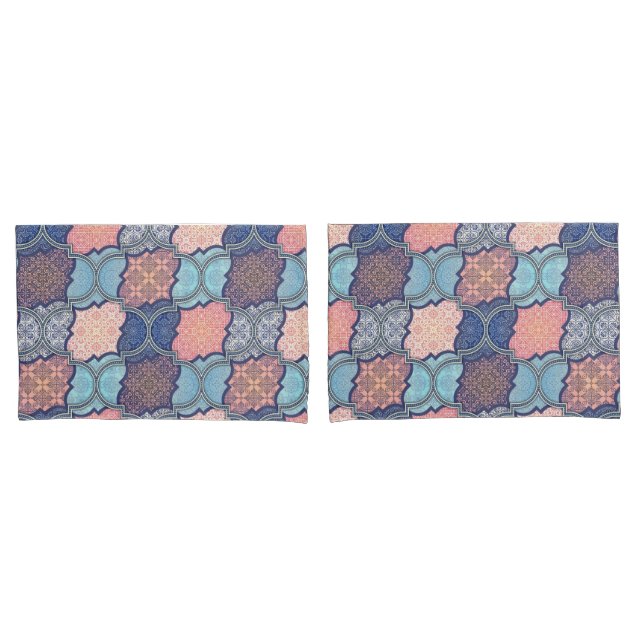 Quatrefolie Kissenbezug (Vorderseite-Set)