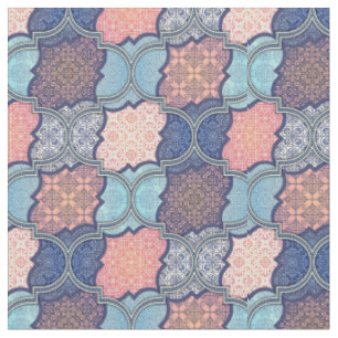 Quatrefolienmuster Stoff