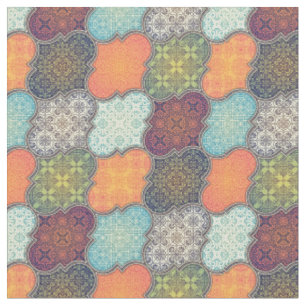 Quatrefolienmuster Stoff