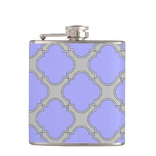Quatrefolienzwinkle und Grau Flachmann