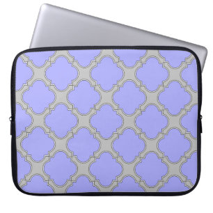 Quatrefolienzwinkle und Grau Laptopschutzhülle