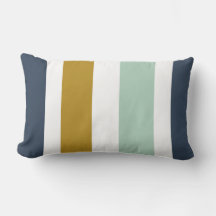 Quattro Streifen in Minze, Senf, Navy Blue, White