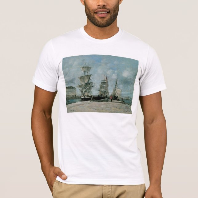 Quay at Honfleur T-Shirt (Vorderseite)