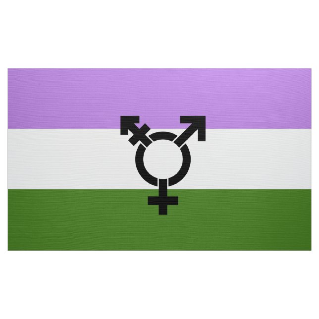 Que - Geschlechtsspezifischer Queer Stolz Stoff (Yard (91,4 cm))