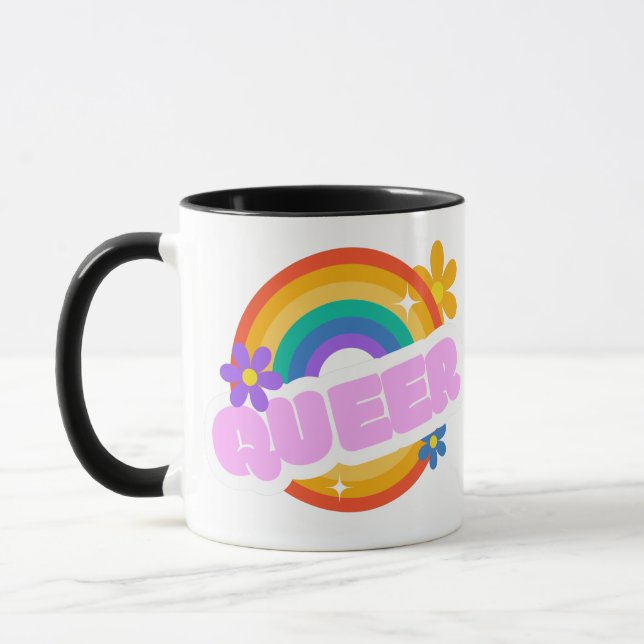 Que. LGBT+Stolz. Tasse (Links)