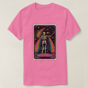 Que Magician Skeleton Tarot T-Shirt