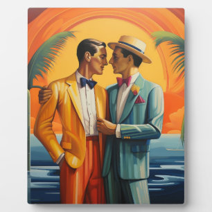 Que und Chic: Art Deco's Liebe Legacy Fotoplatte