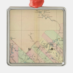 Quebec 3 silbernes ornament