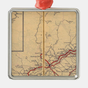 Quebec 4 ornament aus metall