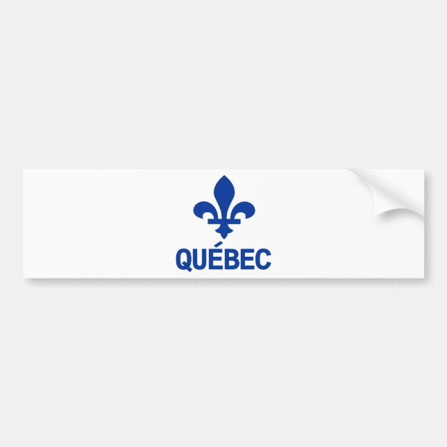 Quebec Autoaufkleber (Vorne)