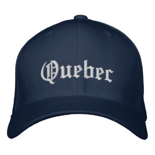 Quebec Baseballkappe Bestickte Baseballkappe