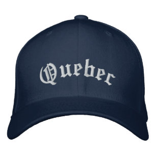 Quebec Baseballkappe Bestickte Baseballkappe