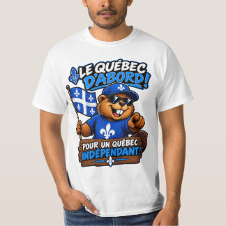 Québec-Biber – Unabhängiges Québec – Polit-Humor T-Shirt