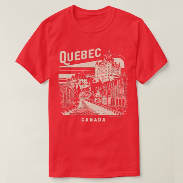 Quebec canada 1 T-Shirt (Design vorne)