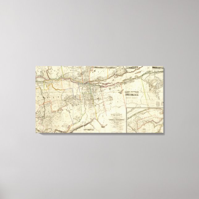 Quebec, Canafa Leinwanddruck (Vorderseite)