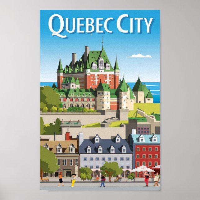 Quebec City Canada Poster (Vorne)