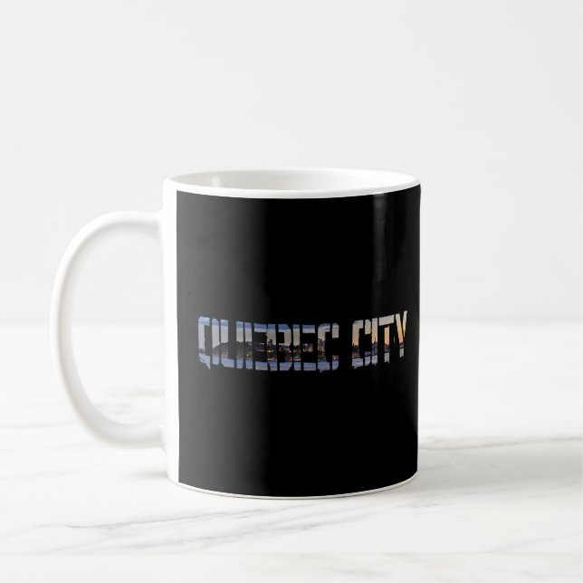 Quebec City Canada Souvenir für Damen Kaffeetasse (Links)