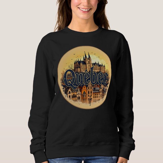 Quebec City Canada Sweatshirt (Vorderseite)