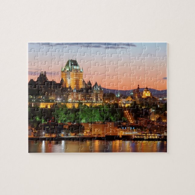 Quebec City night Puzzle (Horizontal)