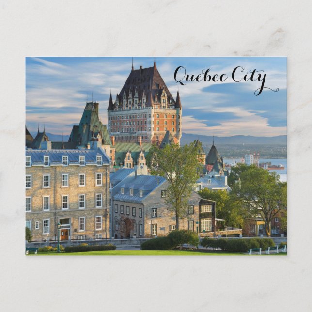 QUEBEC CITY POSTCARD POSTKARTE (Vorderseite)