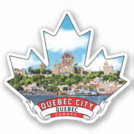 Quebec City, Quebec Kanada Aufkleber