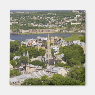 Québec City, Québec, Kanada. Blick hinunter auf di Magnet