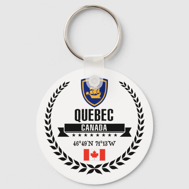 Quebec City Schlüsselanhänger (Vorderseite)