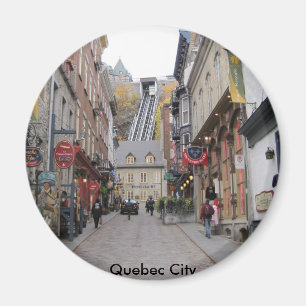 Quebec City Street Magnet