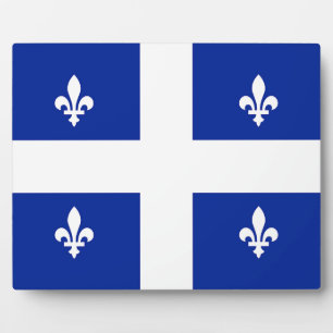 Quebec Flag Plaque Fotoplatte