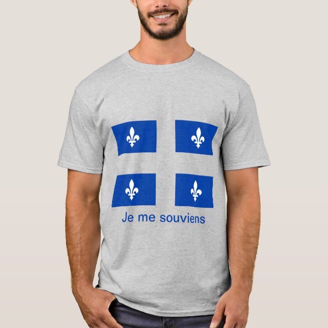 Quebec Flag T - Shirt  (Vorderseite)