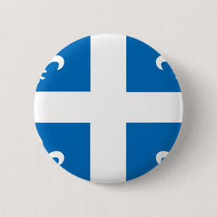 QUEBEC-FLAGGE BUTTON