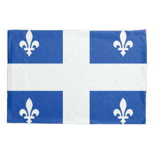 Quebec-Flagge Kissenbezug
