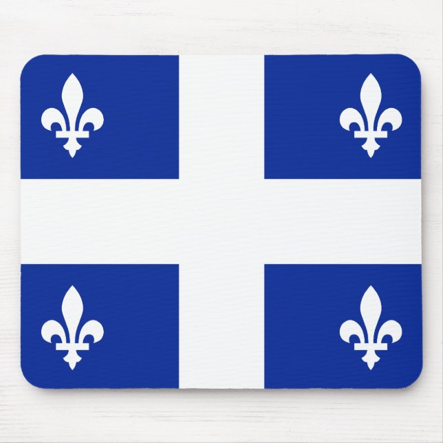 Quebec-Flagge Mousepad (Vorne)