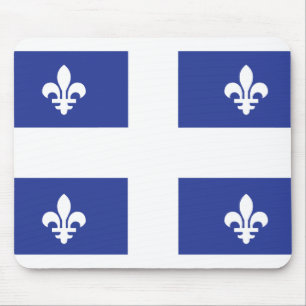 Quebec-Flagge Mousepad