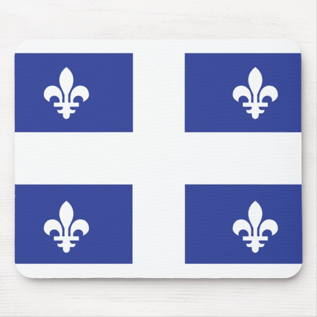Quebec-Flagge Mousepad (Vorne)