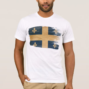 Quebec-Flaggen-T - Shirt